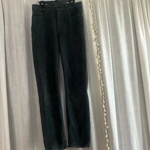 green high rise corduroy pants